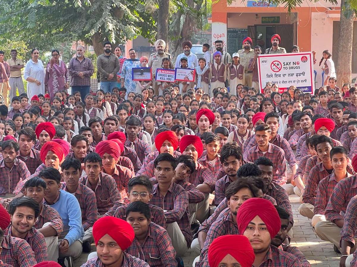 Students can play an important role in the war against drugs: Harsimran Singh Ball organized an awareness event against drugs